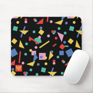 Tapis De Souris 80s rétro formes géométriques pop art