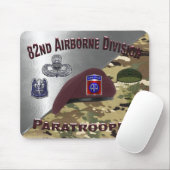 Tapis De Souris 82e division aéroportée (Avec souris)