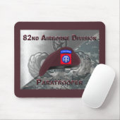 Tapis De Souris 82e division aéroportée (Avec souris)