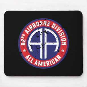 Tapis De Souris 82e division aéroportée "All American" Grunge