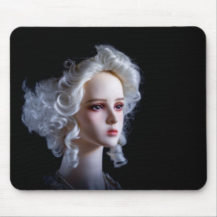 Tapis De Souris 8370-Dame coloniale avec Casquette Tricorne