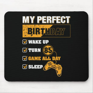 Tapis De Souris 85ème Jeu d'Anniversaire Parfait Jeu 85 Ans Lo