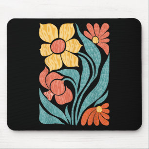 Tapis De Souris 8647 Floral Boho Anti Trump Subtil