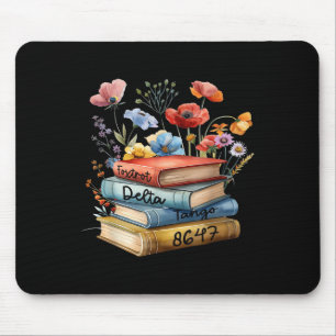 Tapis De Souris 8647 Foxtrots Deltas Tangos Livre Flower