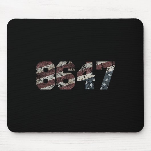 Tapis De Souris 8647 Style Drapeau Distressé (Devant)