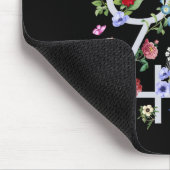 Tapis De Souris 8647 Subtle Anti Trump 86 47 Floral Boho Style 1 (Coin)