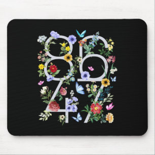 Tapis De Souris 8647 Subtle Anti Trump 86 47 Floral Boho Style 1