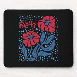 Tapis De Souris 8647 Subtle Anti Trump 86 47 Floral Boho Style 4
