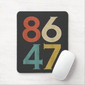 Tapis De Souris 86 47 Trump Cool rétro anti-Trump (Avec souris)