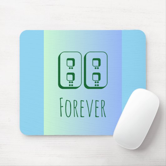 Tapis de souris 88 Forever (Avec souris)