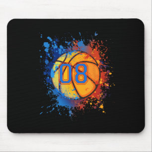 Tapis De Souris 8 Ans 8e Anniversaire Basketball Cadeau Pour Garço
