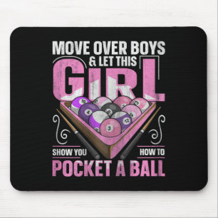 Tapis De Souris 8 Ball Pool Billard Devis Pour Une Joueuse De Bill