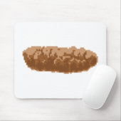 Tapis De Souris 8 Bit Pixel Poop (Avec souris)