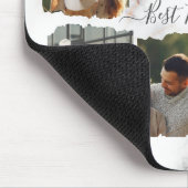 Tapis De Souris 8 Huit Photo Moderne Élégant Collage Famille Amour (Coin)