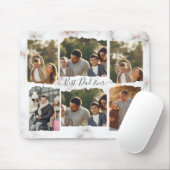 Tapis De Souris 8 Huit Photo Moderne Élégant Collage Famille Amour (Avec souris)
