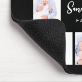 Tapis De Souris 8 Sections Family Photo in Black Frame (Coin)