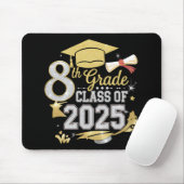 Tapis De Souris 8e Classe De 2025 Graduate Graduation (Avec souris)