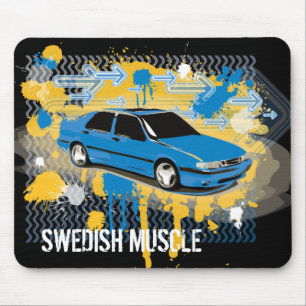 Tapis De Souris 9000 aériens, mousepad SUÉDOIS de MUSCLE
