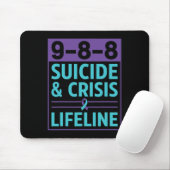 Tapis De Souris 988 Prévention Du Suicide Et De La Crise (Avec souris)