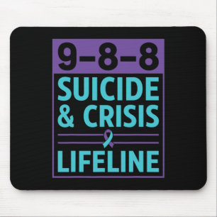 Tapis De Souris 988 Prévention Du Suicide Et De La Crise