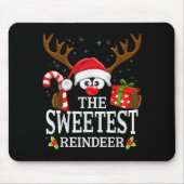 Tapis De Souris 99 Matching Christmas Reindeer Squad - Black Chris (Devant)
