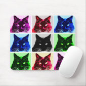 Tapis De Souris 9 vies chat (Avec souris)