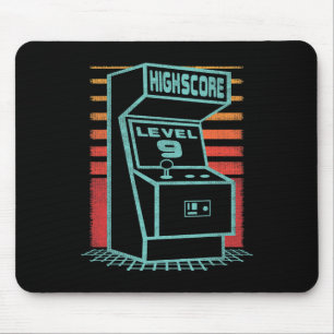 Tapis De Souris 9e anniversaire 9 ans Retro Gamer Niveau Up Unloc