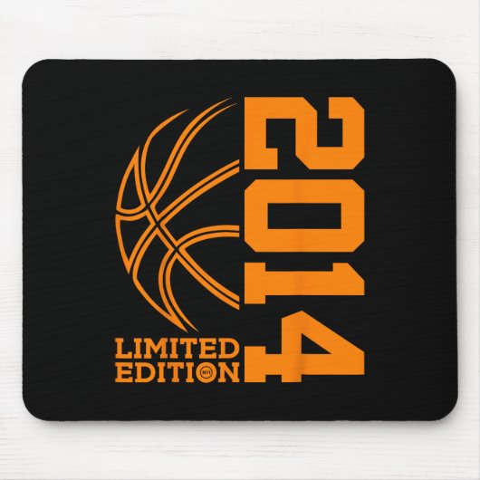 Tapis De Souris 9e ANNIVERSAIRE BASKETBALL LIMITED EDITION 2014 (Devant)