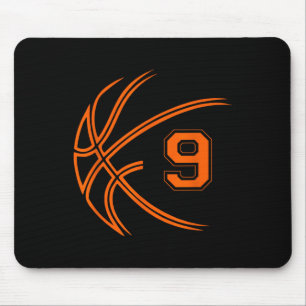 Tapis De Souris 9e anniversaire Basketball Nine 9 ans Garçons Enfa