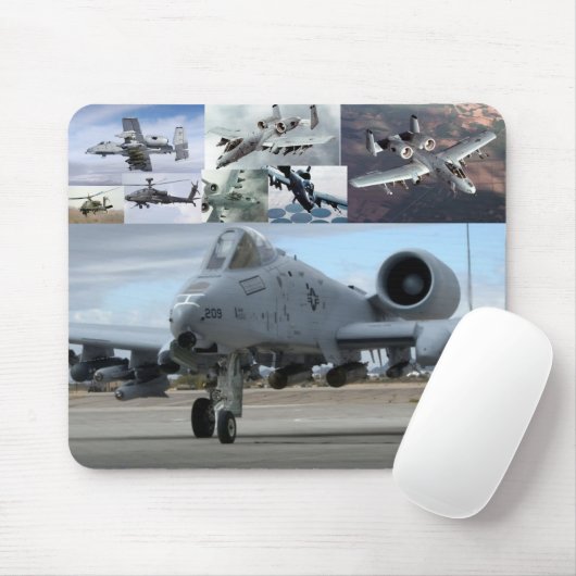 Tapis De Souris A10 Thunderbolt et AH-64 Apache (Avec souris)