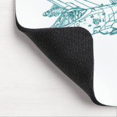 Tapis De Souris A-10 coup de foudre 2 (Coin)