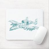 Tapis De Souris A-10 coup de foudre 2 (Avec souris)