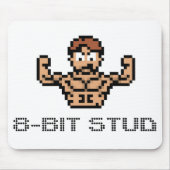 tapis de souris à 8 bits de goujon (Devant)