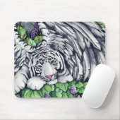 Tapis de souris à ailes de tigre (Avec souris)