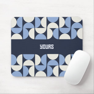 Tapis de souris à arche géométrique avec nom perso
