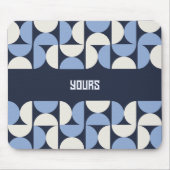 Tapis de souris à arche géométrique avec nom perso (Devant)