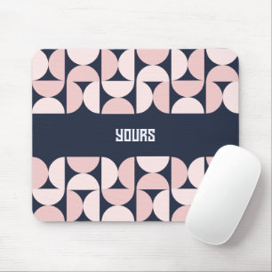 Tapis de souris à arche géométrique avec nom perso
