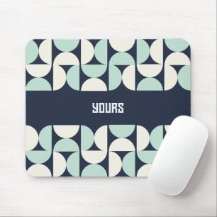 Tapis de souris à arche géométrique avec nom perso