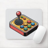 Tapis de souris à boutons d'arcade rétro (Avec souris)