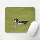 Tapis de souris à canard de bois (Avec souris)