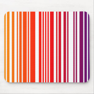 Tapis de souris à code-barres coloré