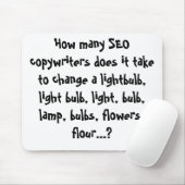 Tapis De Souris À combien de redacteurs publicitaires de SEO le (Avec souris)