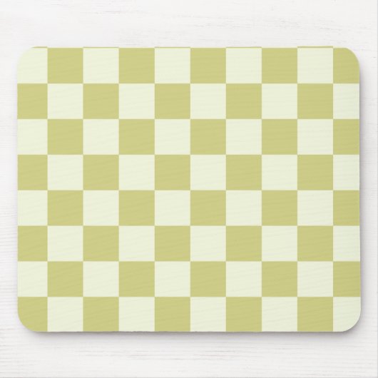 Tapis De Souris à damiers Sage Green (Devant)