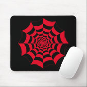 Tapis De Souris À damiers web Spider (Avec souris)