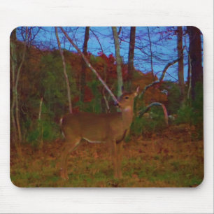 Tapis De Souris A Deer : Gold Red Green et Blue