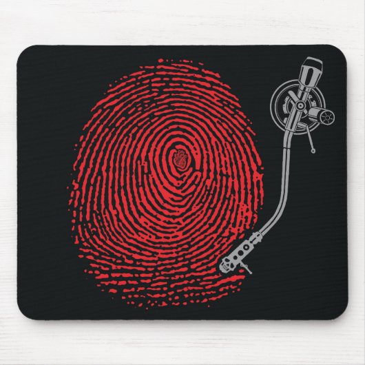 Tapis de souris à empreinte digitale Emek (Devant)