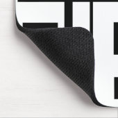 Tapis de souris à formes géométriques noires perso (Coin)