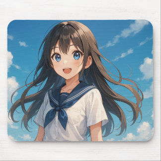 Tapis De Souris A Girl under the Summer Sky2