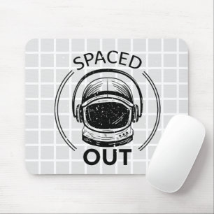 Tapis de souris à grille de casque d'astronaute vi