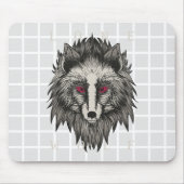 Tapis de souris à grille Lone Wolf (Devant)
